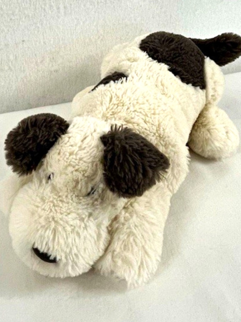 Jellycat Dashing Dog 12” Gray White Puppy Plush Retired Rare Stuffed Animal